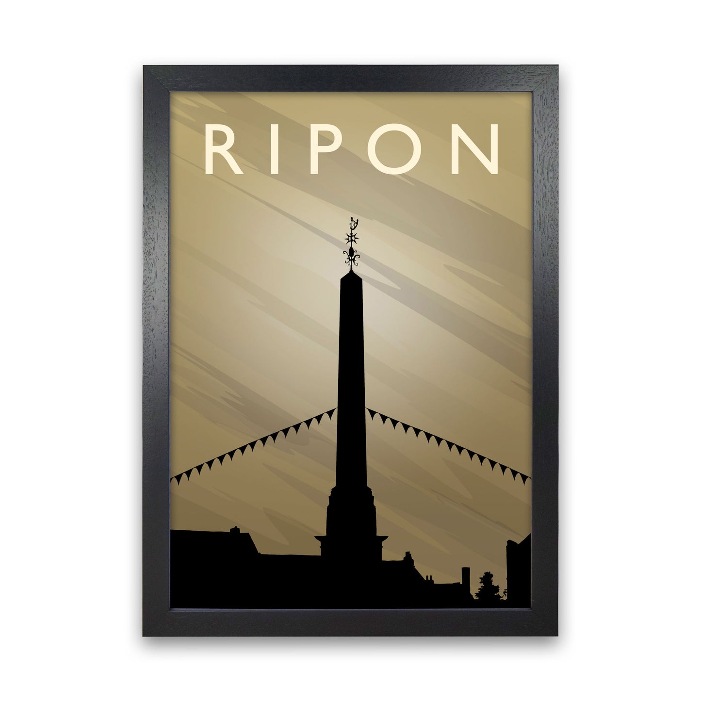 Ripon (Sunset) by Richard O'Neill Black Grain