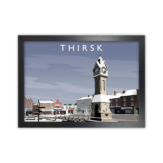 Thirsk 2 (snow) by Richard O'Neill Black Grain