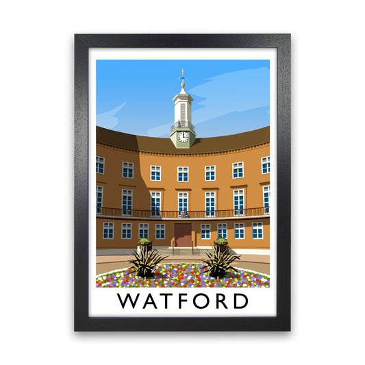 Watford portrait by Richard O'Neill Black Grain