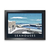 Seahouses (snow) by Richard O'Neill