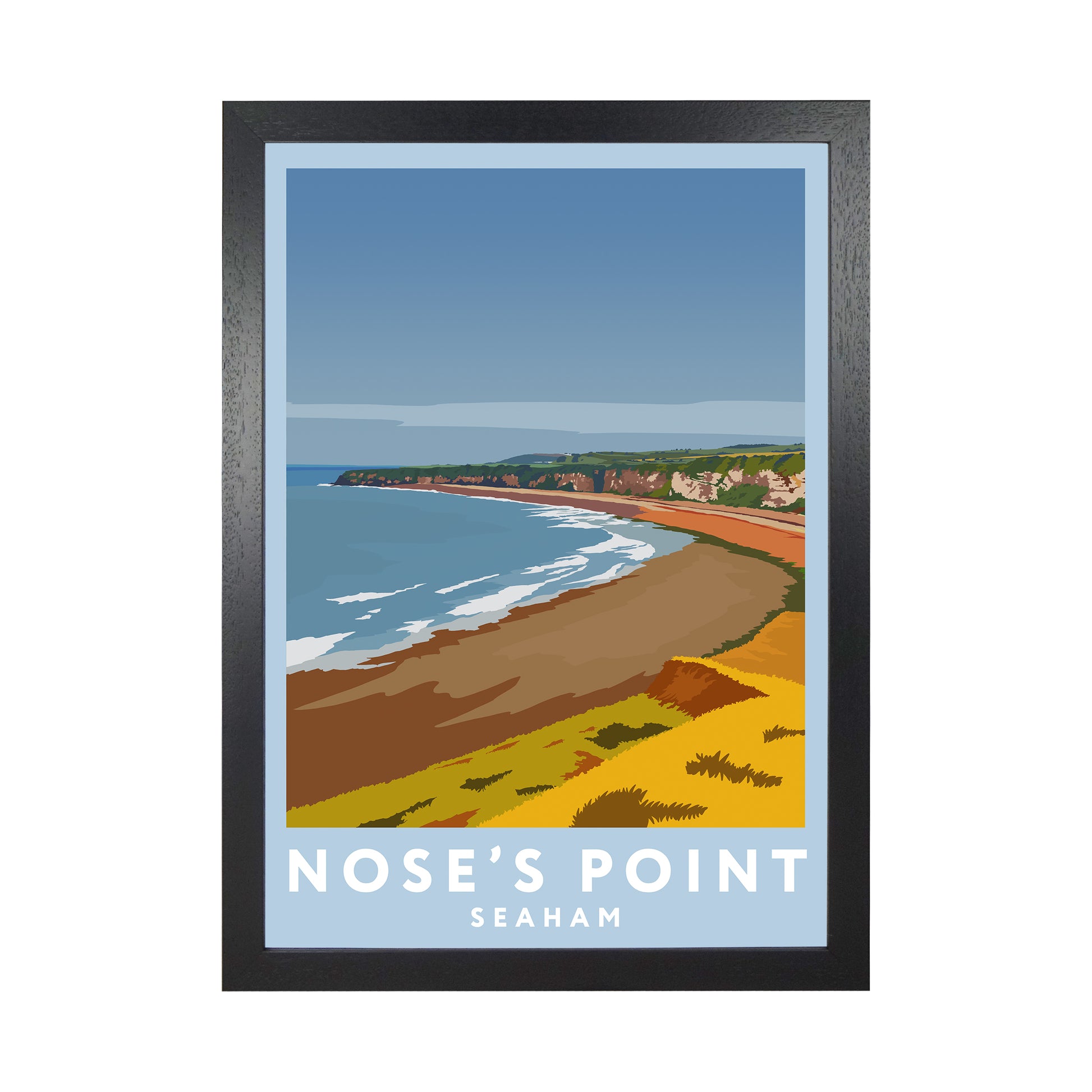 Nose's Point portrait by Richard O'Neill Black Grain