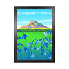 Roseberry Topping (bluebells) portrait by Richard O'Neill