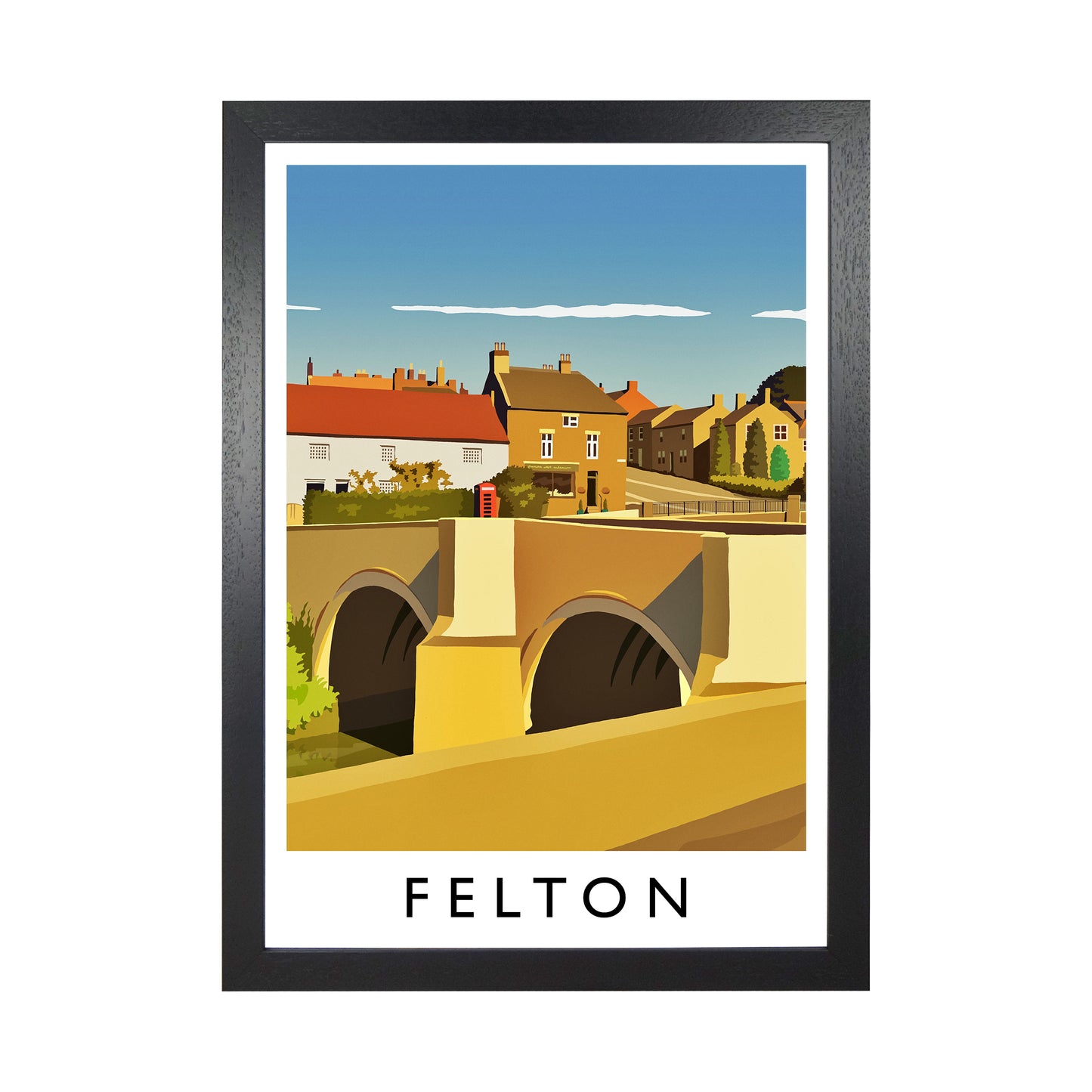 Felton portrait by Richard O'Neill Black Grain