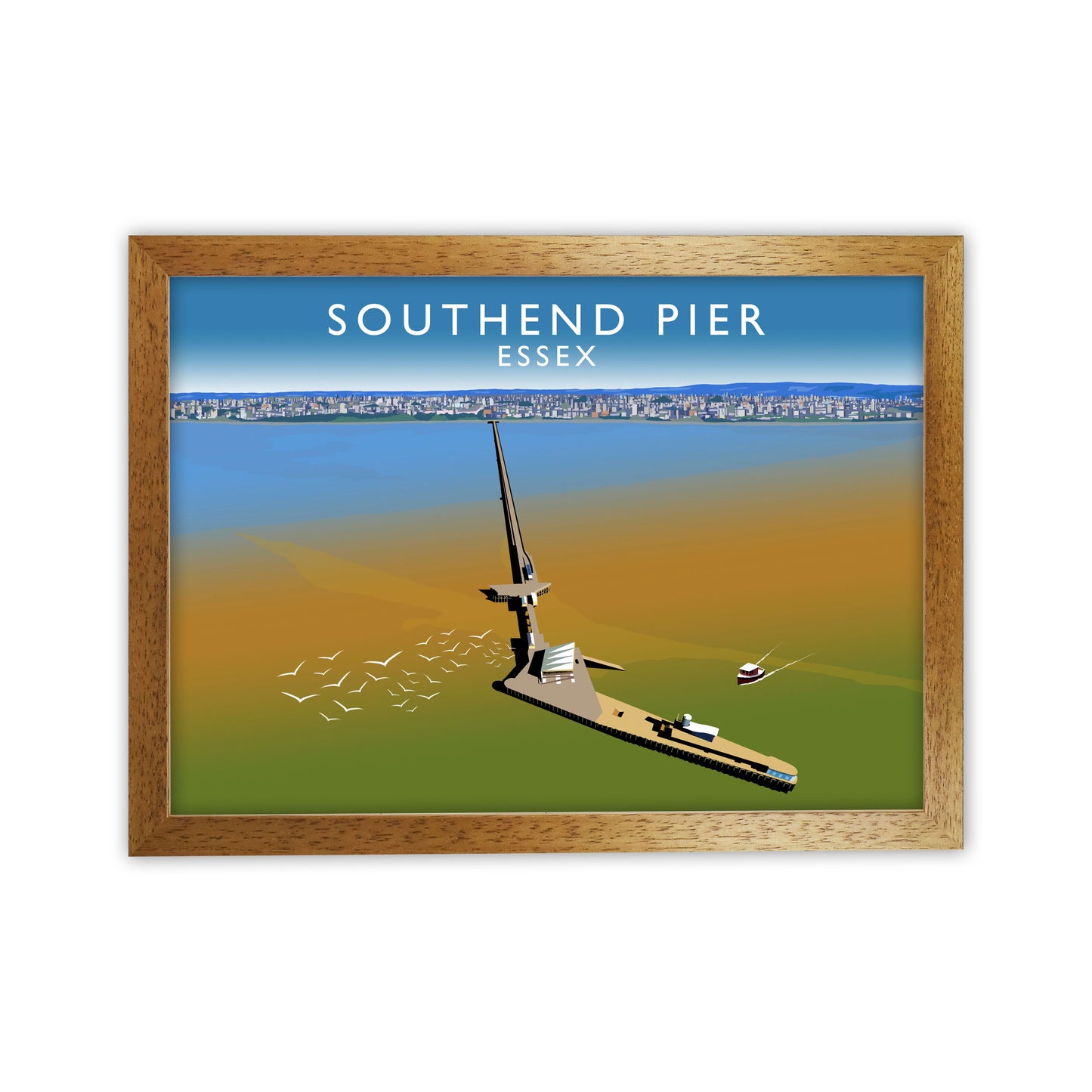 Southend Pier by Richard O'Neill Oak Grain