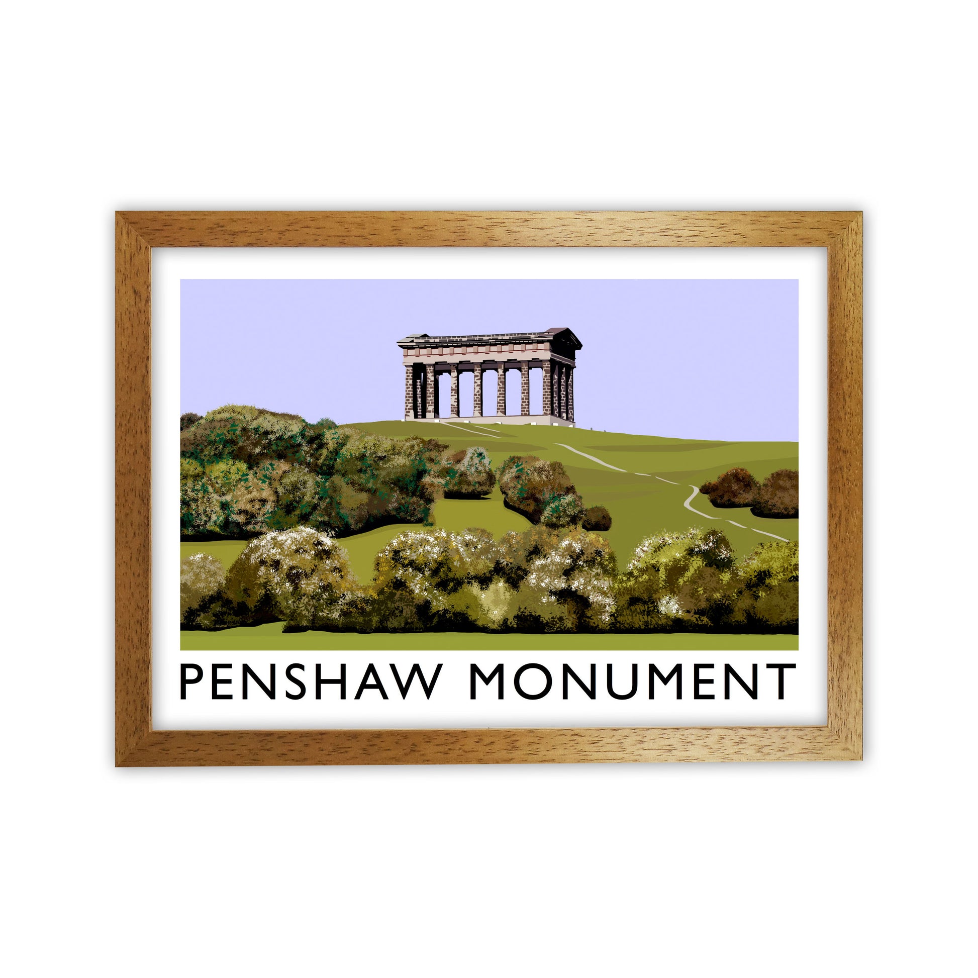 Penshaw Monument by Richard O'Neill Oak Grain