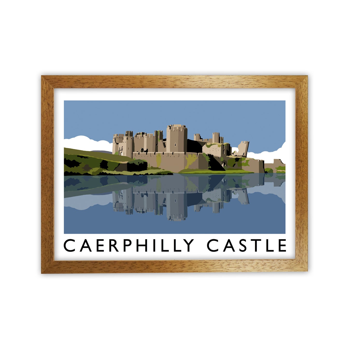 Caerphilly Castle by Richard O'Neill Oak Grain