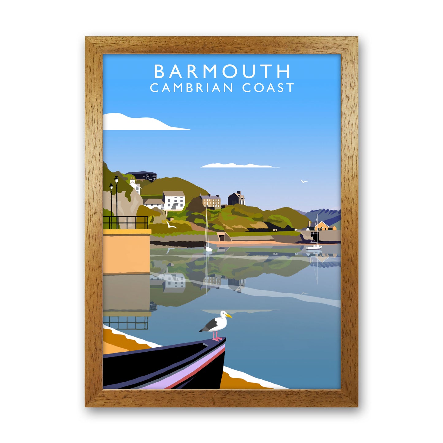 Barmouth Portrait by Richard O'Neill Oak Grain