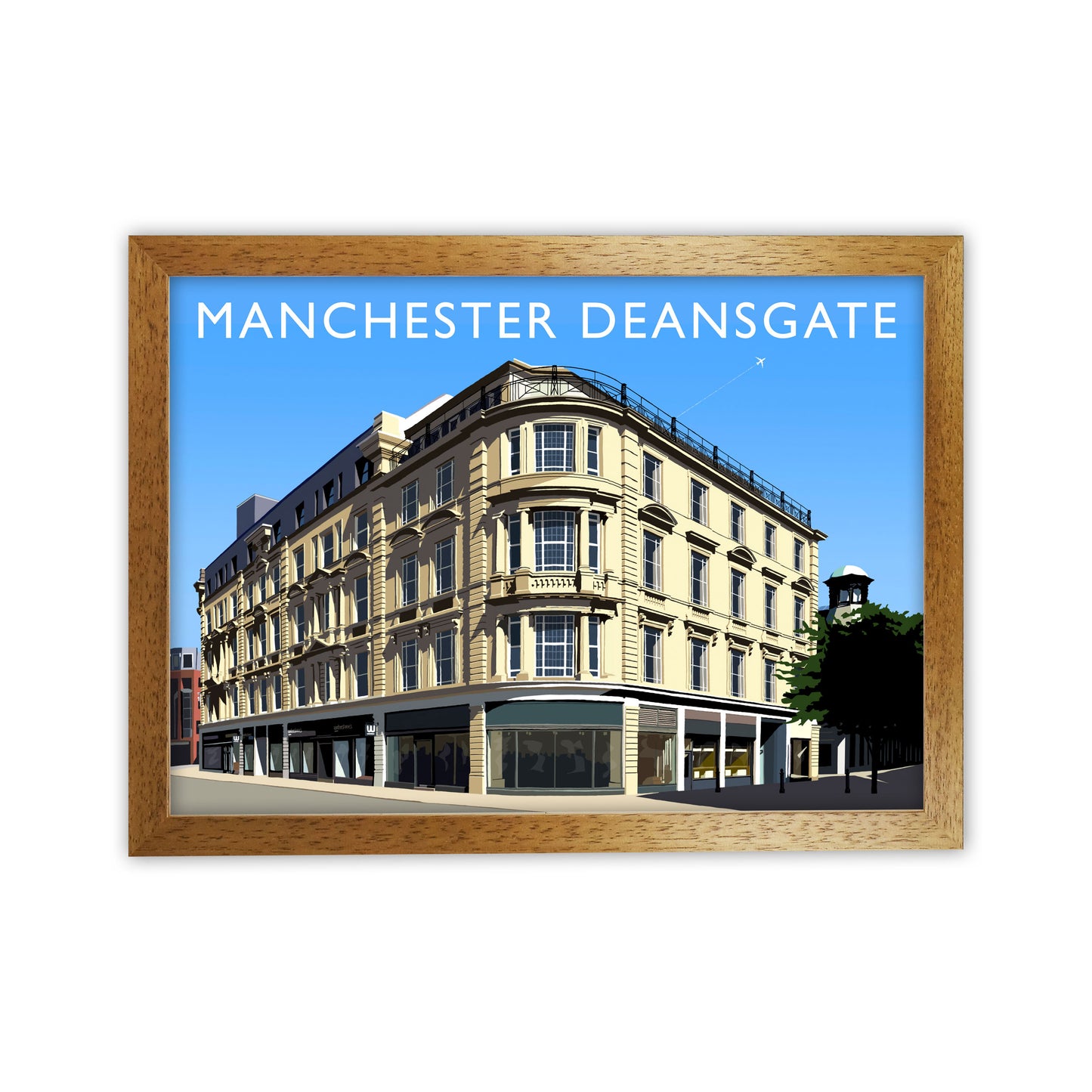 Manchester Deansgate (Landscape) by Richard O'Neill Oak Grain