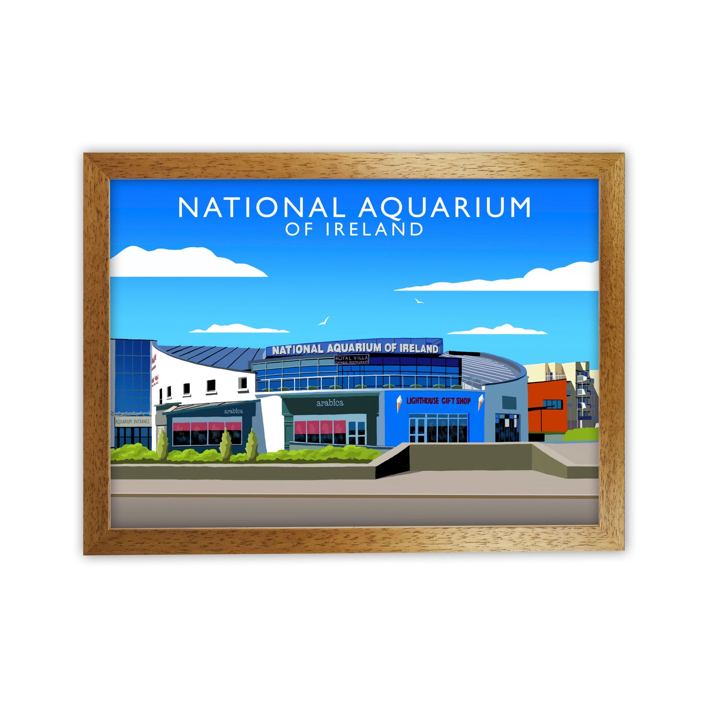 National Aquarium Ireland (Landscape) by Richard O'Neill Oak Grain