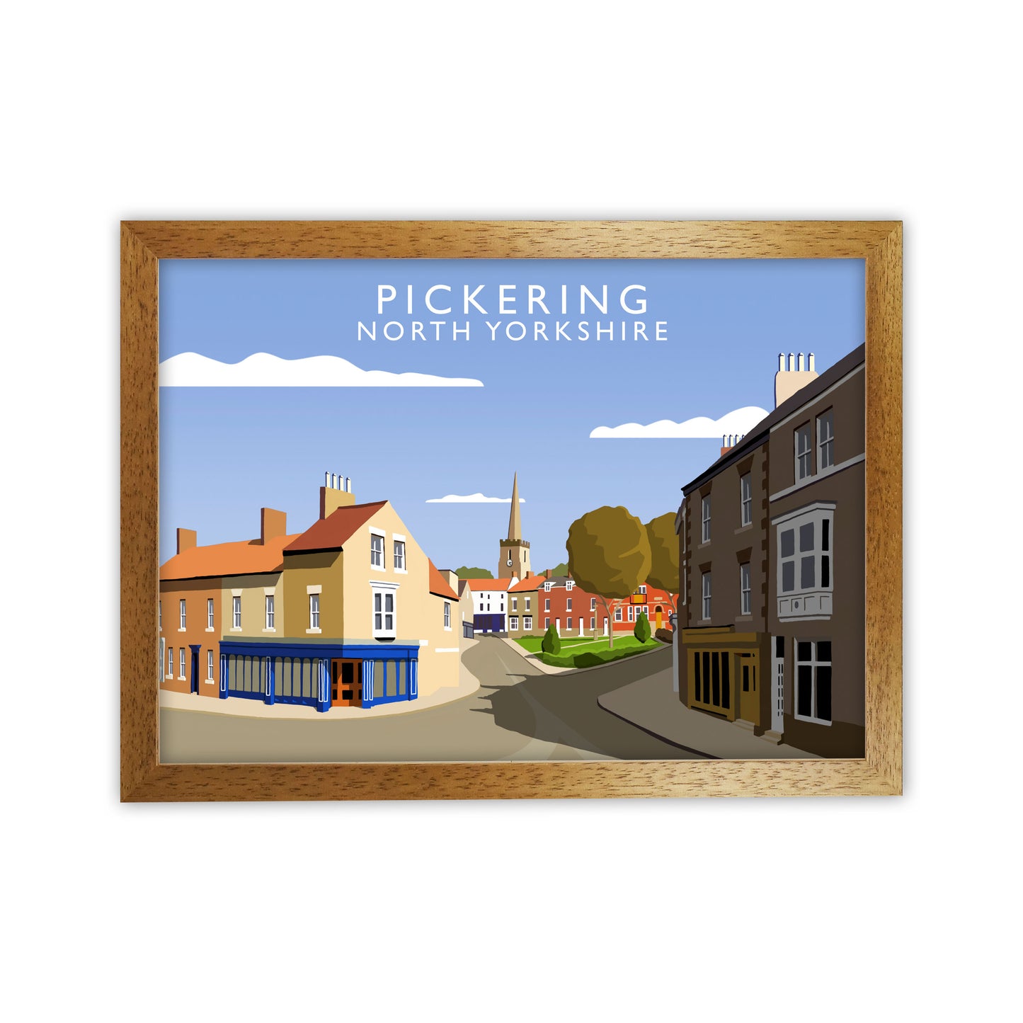 Pickering North Yorkshire Art Print by Richard O'Neill Oak Grain