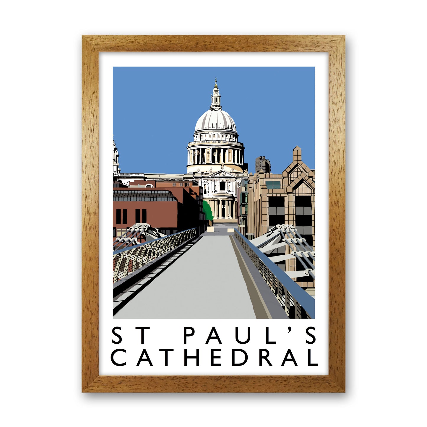 St Pauls Cathedral by Richard O'Neill Oak Grain