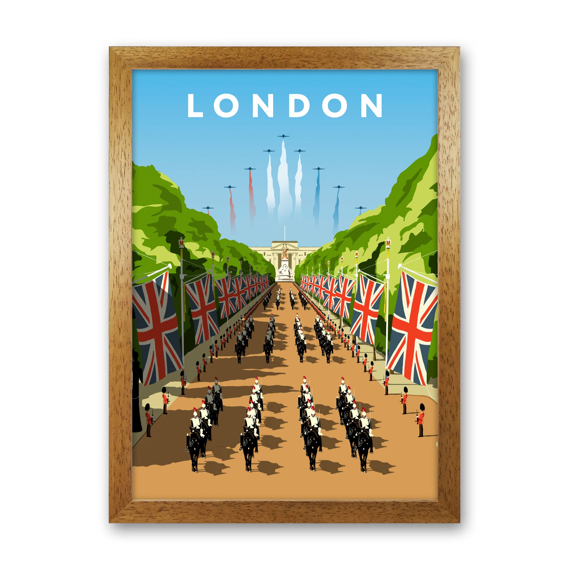 London3 Portrait Art Print by Richard O'Neill Oak Grain