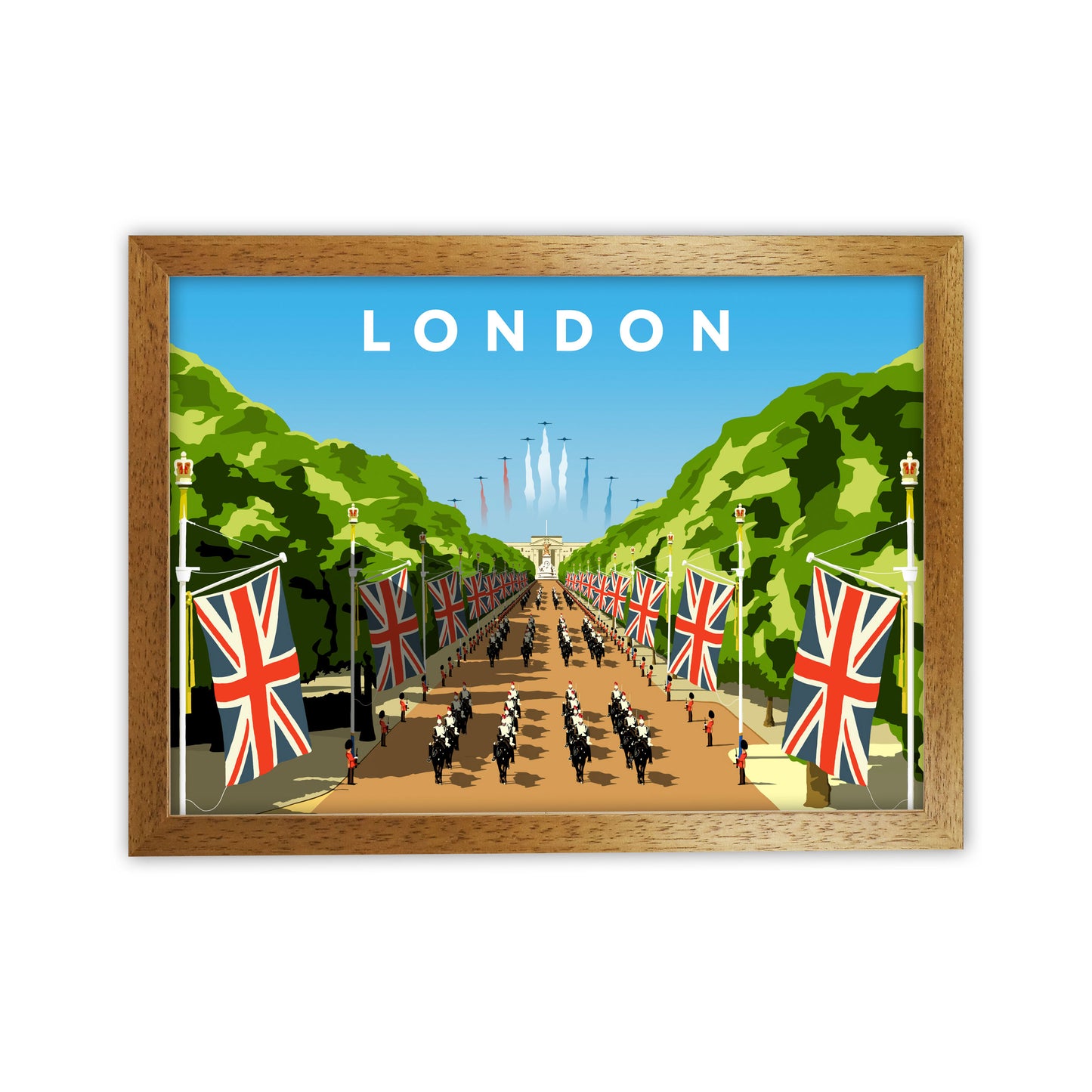 London3 Art Print by Richard O'Neill Oak Grain