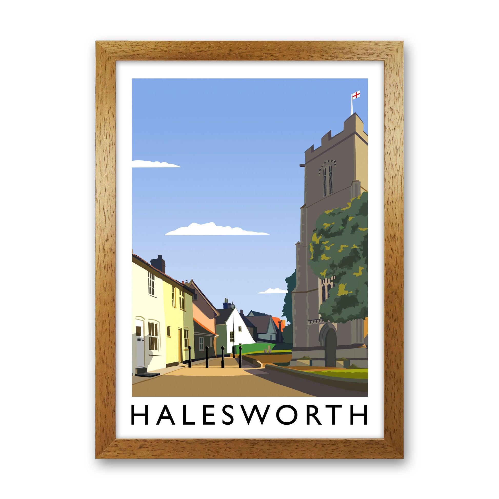 Halesworth Portrait by Richard O'Neill Oak Grain