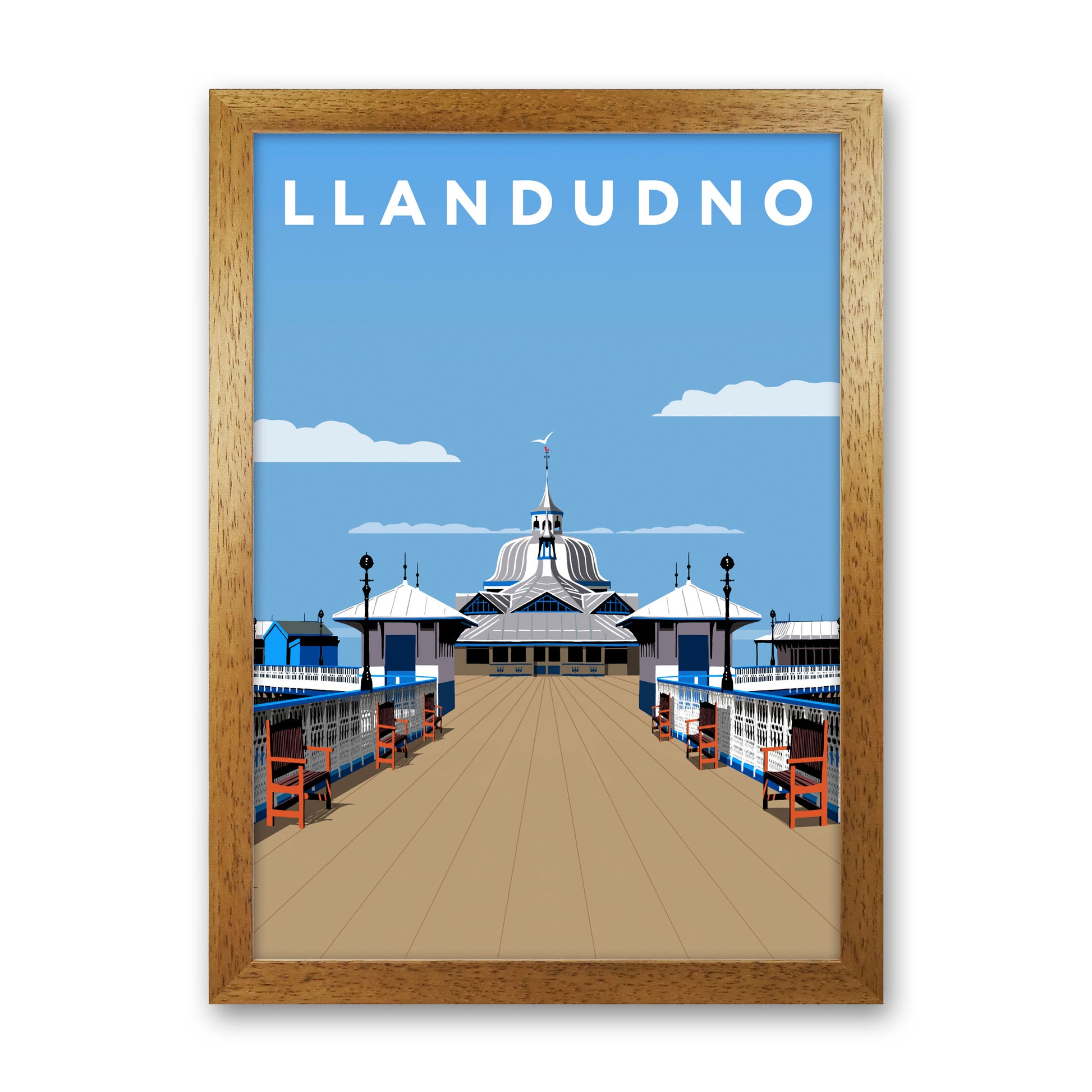 Llandudno Portrait by Richard O'Neill Oak Grain