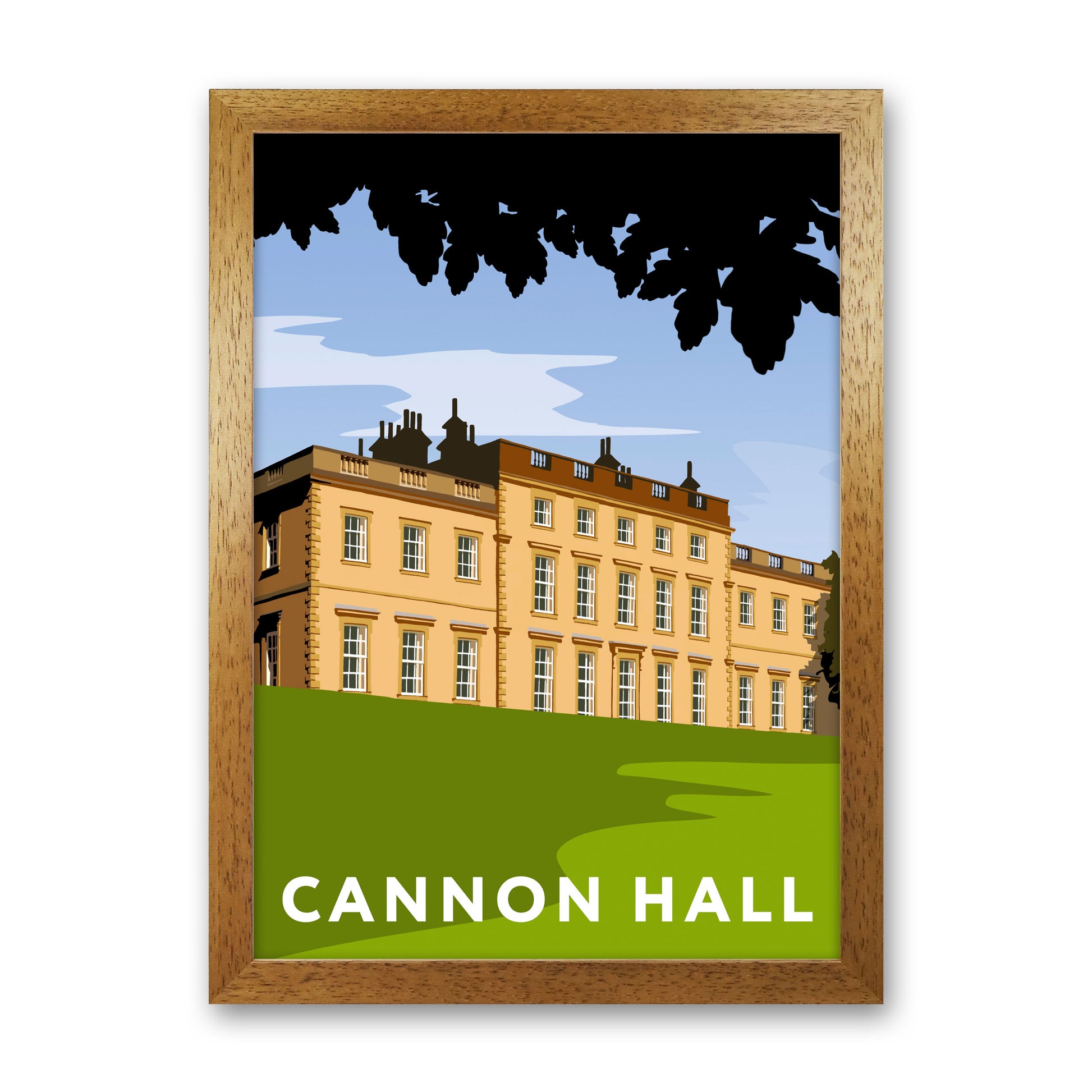 Cannon Hall Portrait by Richard O'Neill Oak Grain