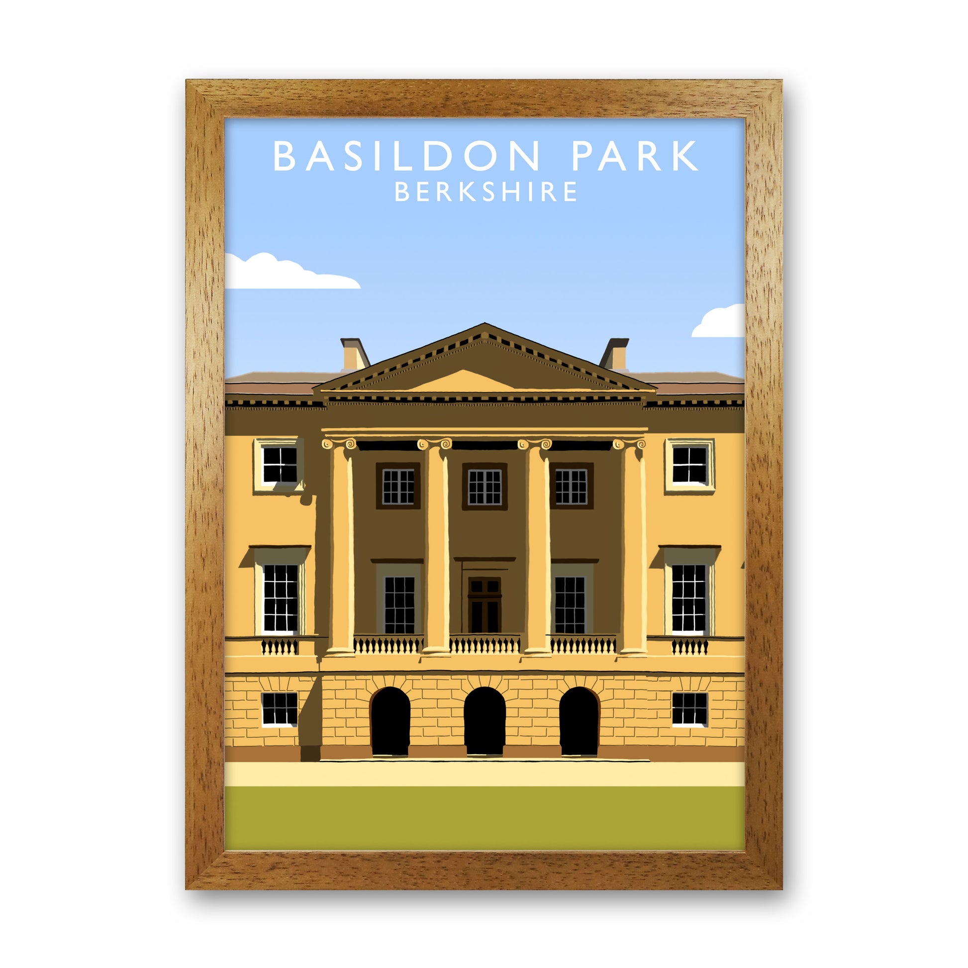 Basildon Park Portrait by Richard O'Neill Oak Grain