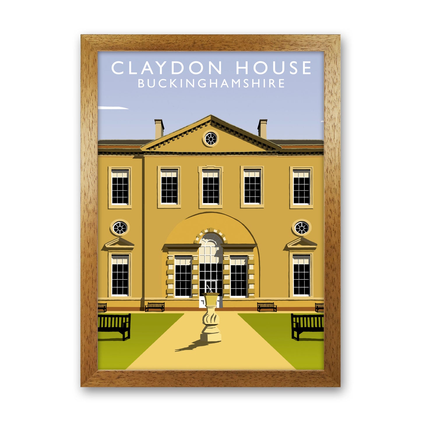 Claydon House Portrait by Richard O'Neill Oak Grain