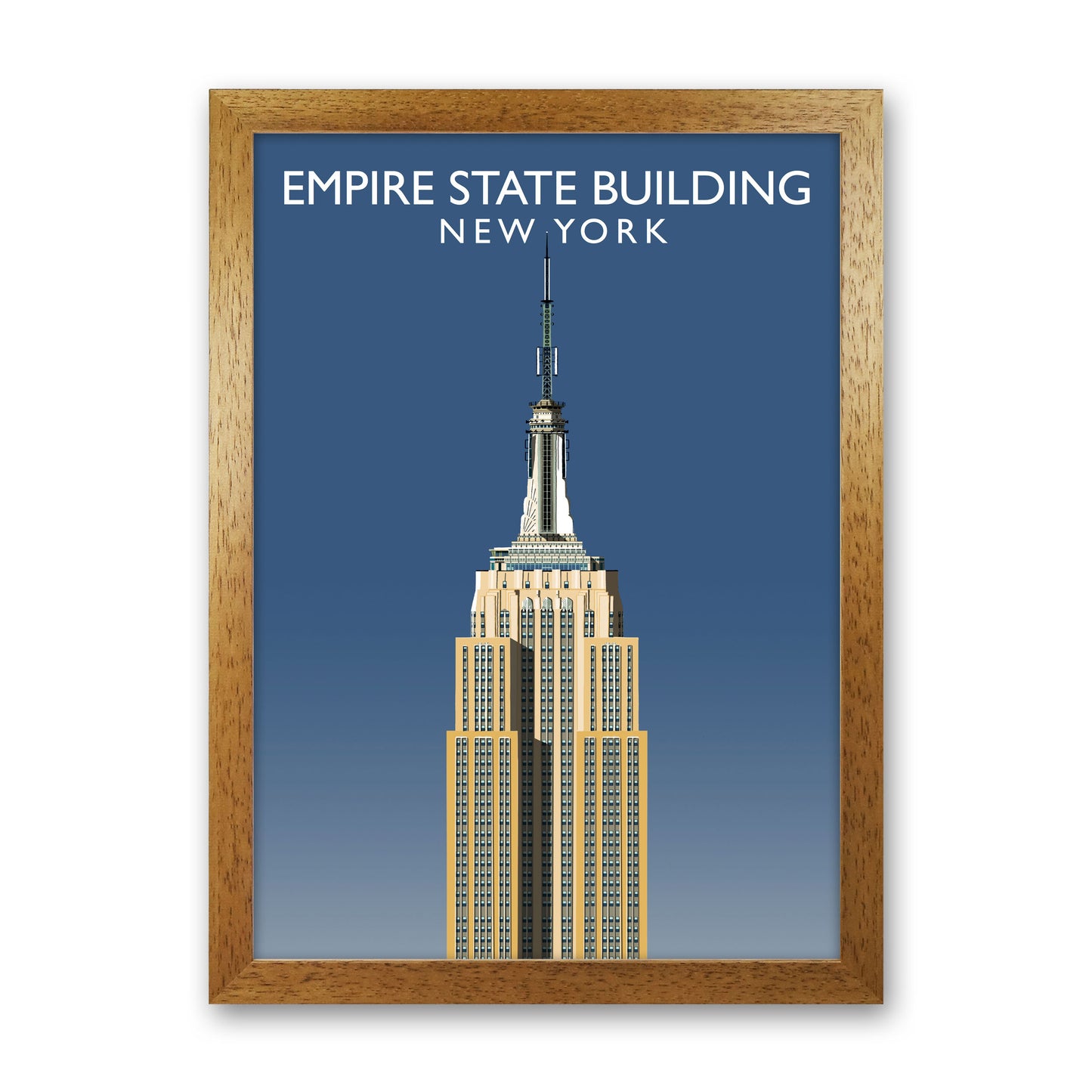 Empire State Building by Richard O'Neill Oak Grain