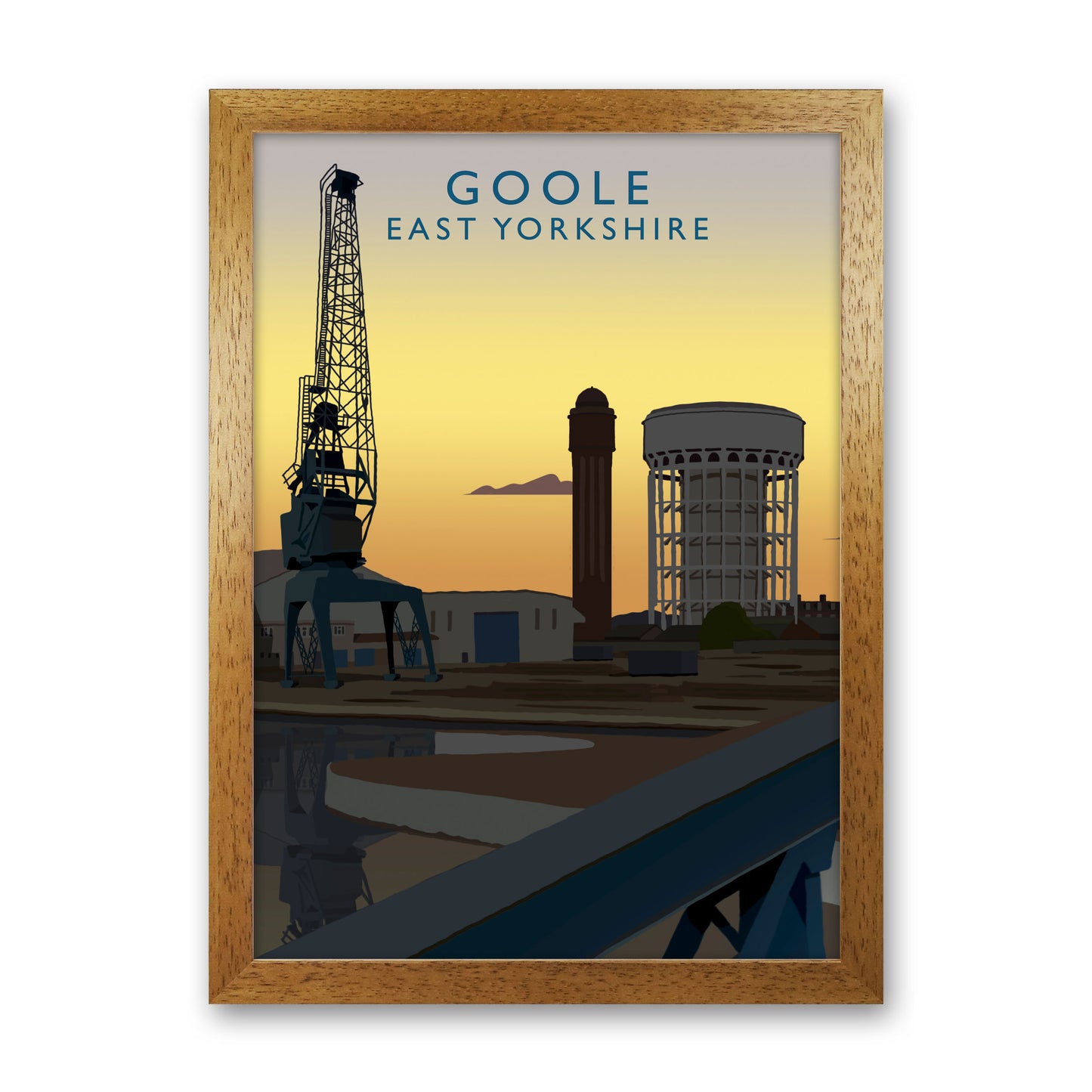 Goole Night Portrait by Richard O'Neill Oak Grain