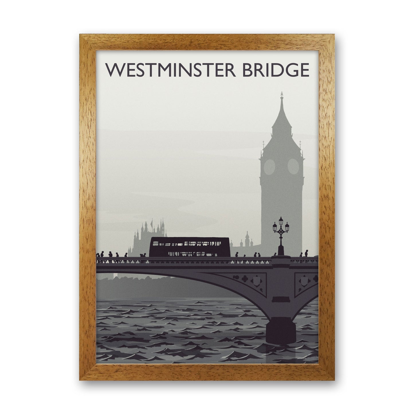 Westminster Bridge portrait by Richard O'Neill Oak Grain