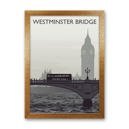 Westminster Bridge portrait by Richard O'Neill Oak Grain