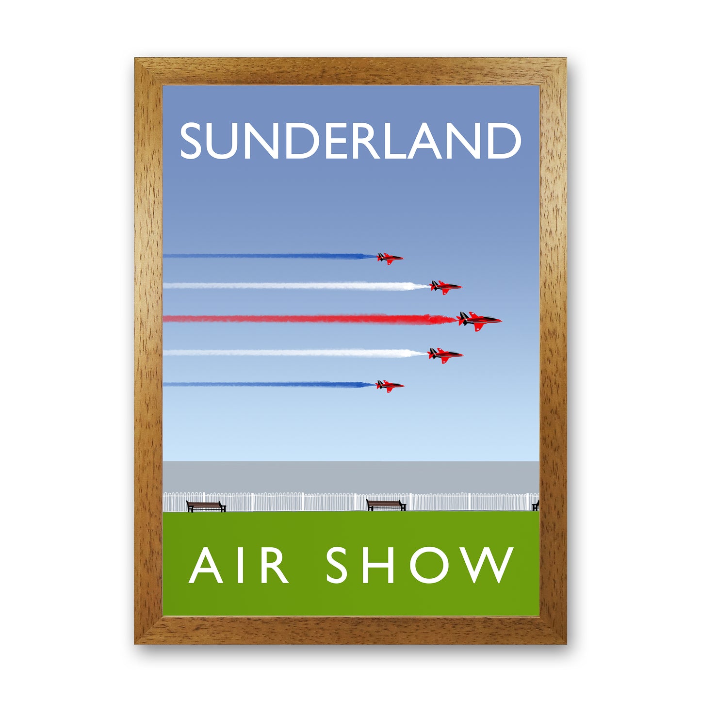 Sunderland Air Show portrait by Richard O'Neill Oak Grain