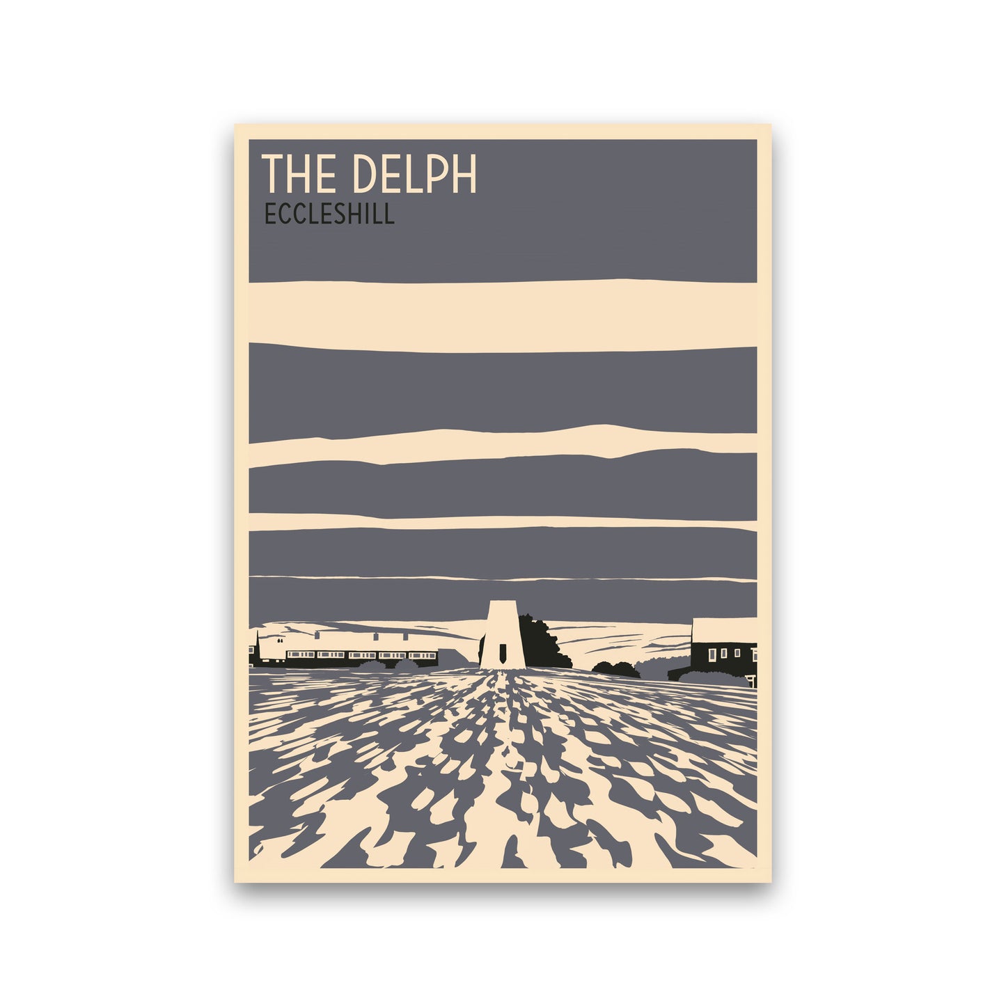 The Delph, Eccleshill portrait Travel Art Print by Richard O'Neill