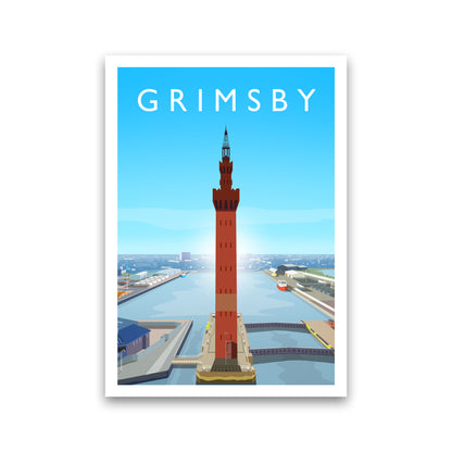 Grimsby Portrait Art Print by Richard O'Neill