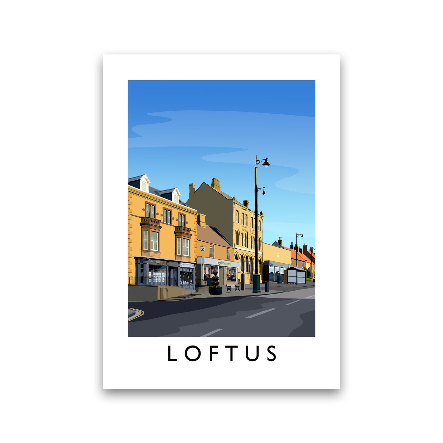 Loftus 3 Portrait Art Print by Richard O'Neill