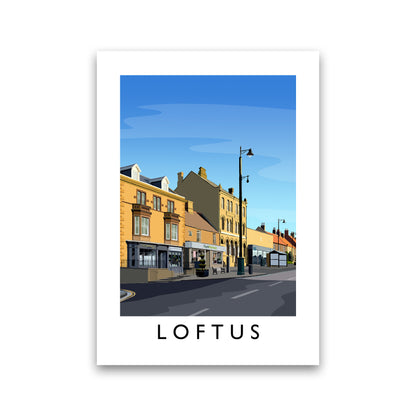 Loftus 3 Portrait Art Print by Richard O'Neill