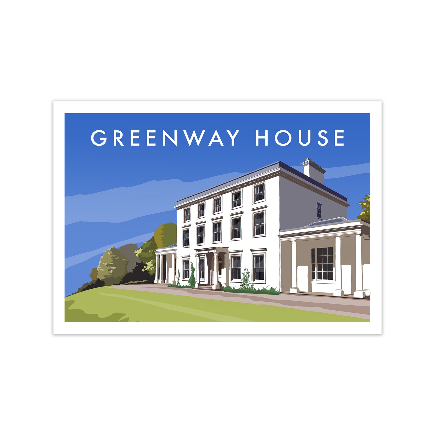 Greenway House Art Print by Richard O'Neill