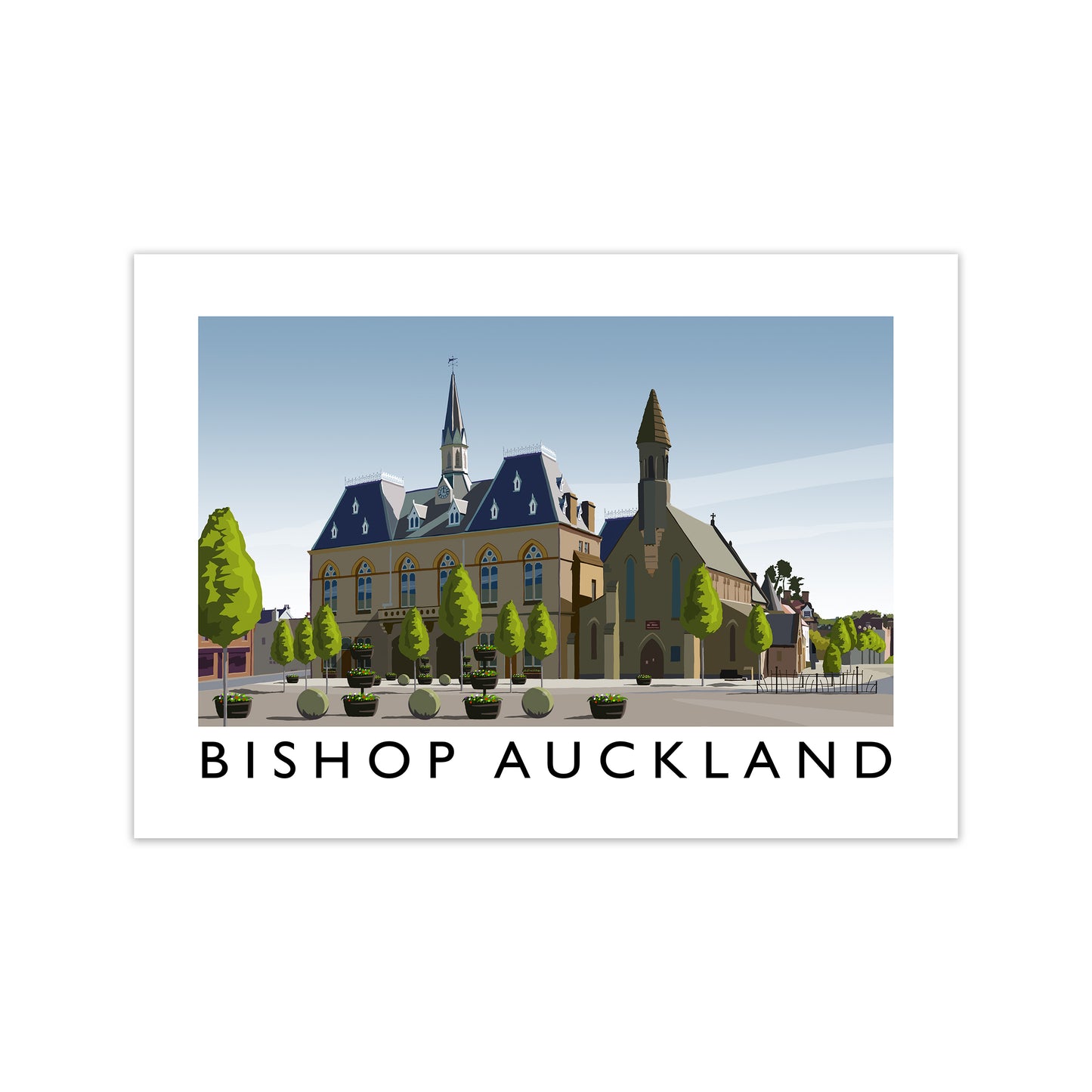 Bishop Auckland Art Print by Richard O'Neill