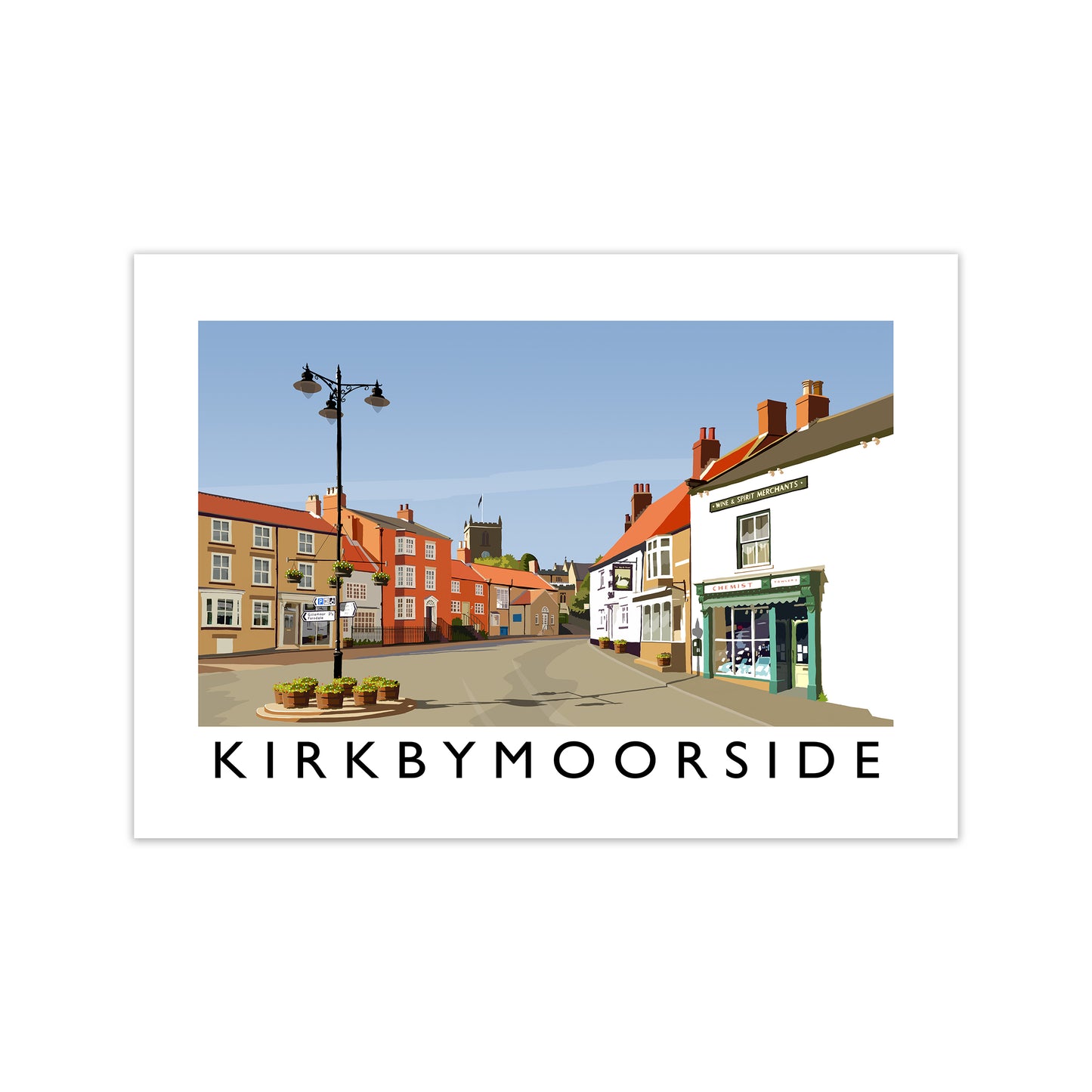 Kirkbymoorside Art Print by Richard O'Neill