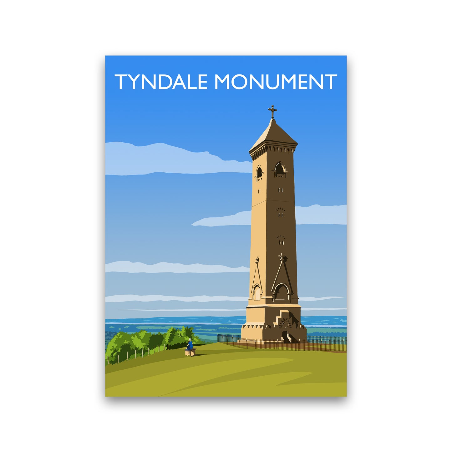 Tyndale Monument Travel Art Print by Richard O'Neill