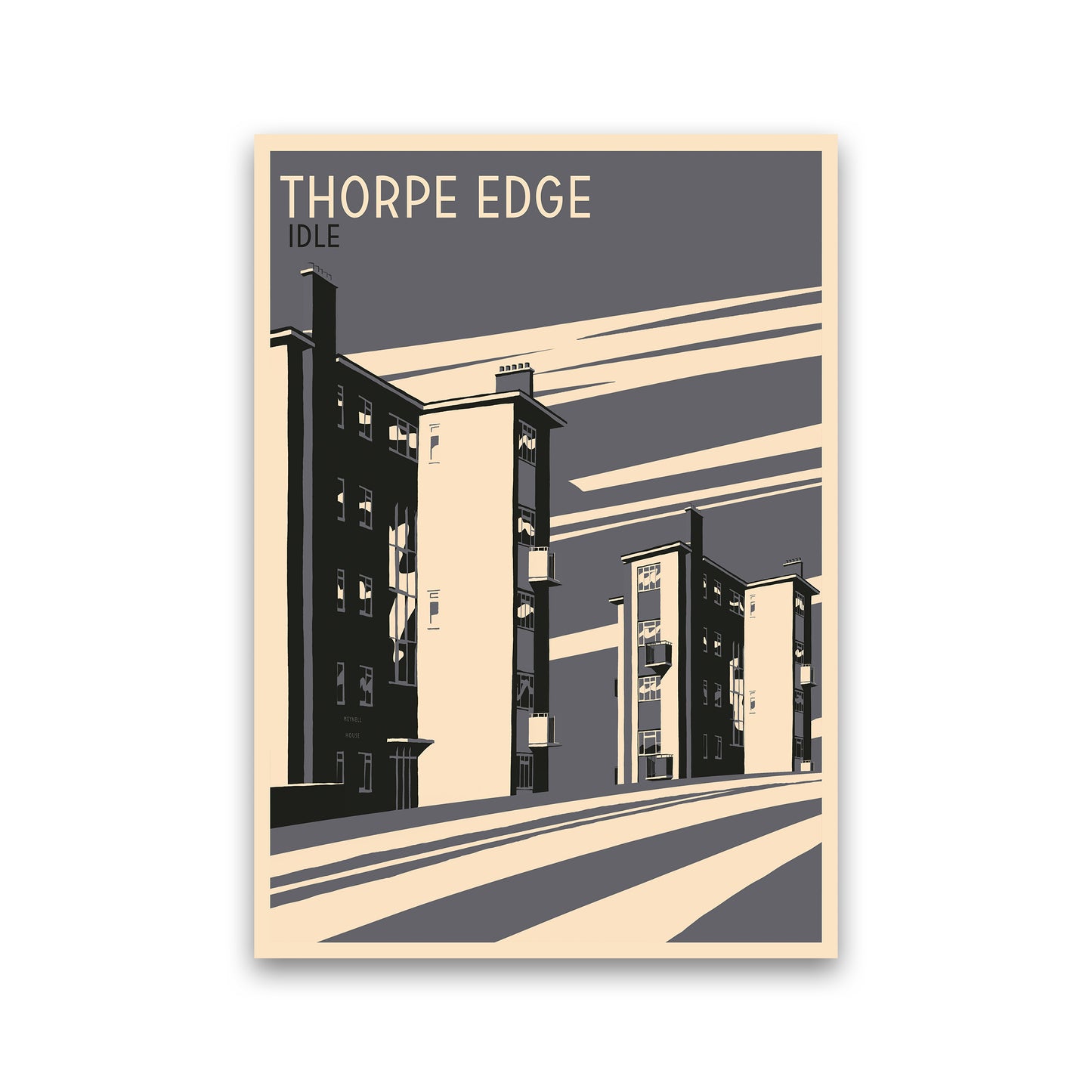 Thorpe Edge, Idle portrait Travel Art Print by Richard O'Neill