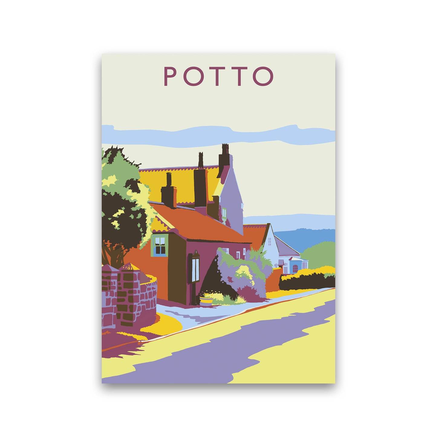 Potto portrait Travel Art Print by Richard O'Neill