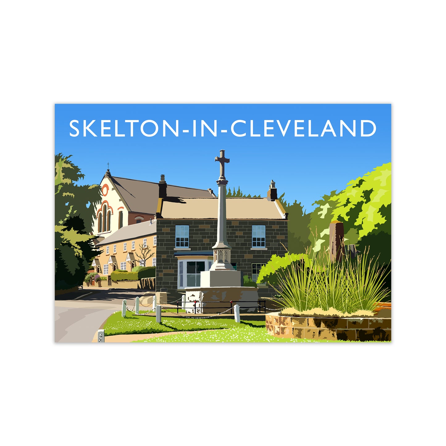 Skelton-in-Cleveland Travel Art Print by Richard O'Neill