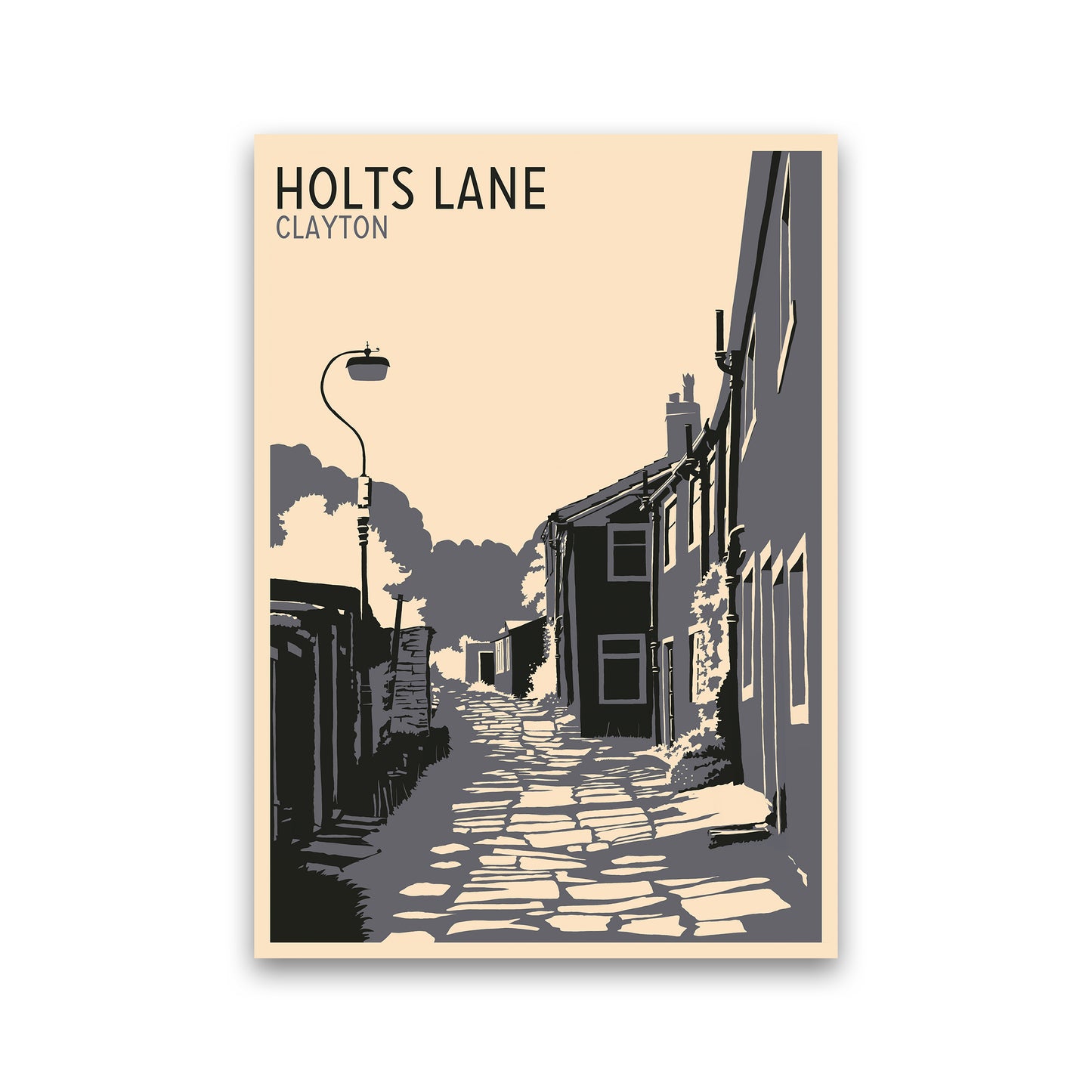 Holts Lane, Clayton Travel Art Print by Richard O'Neill