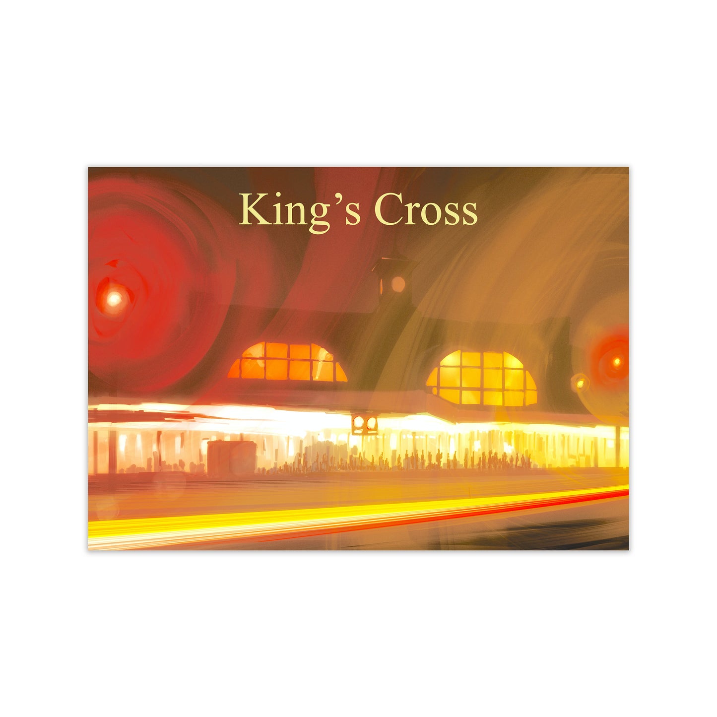 King's Cross Travel Art Print by Richard O'Neill