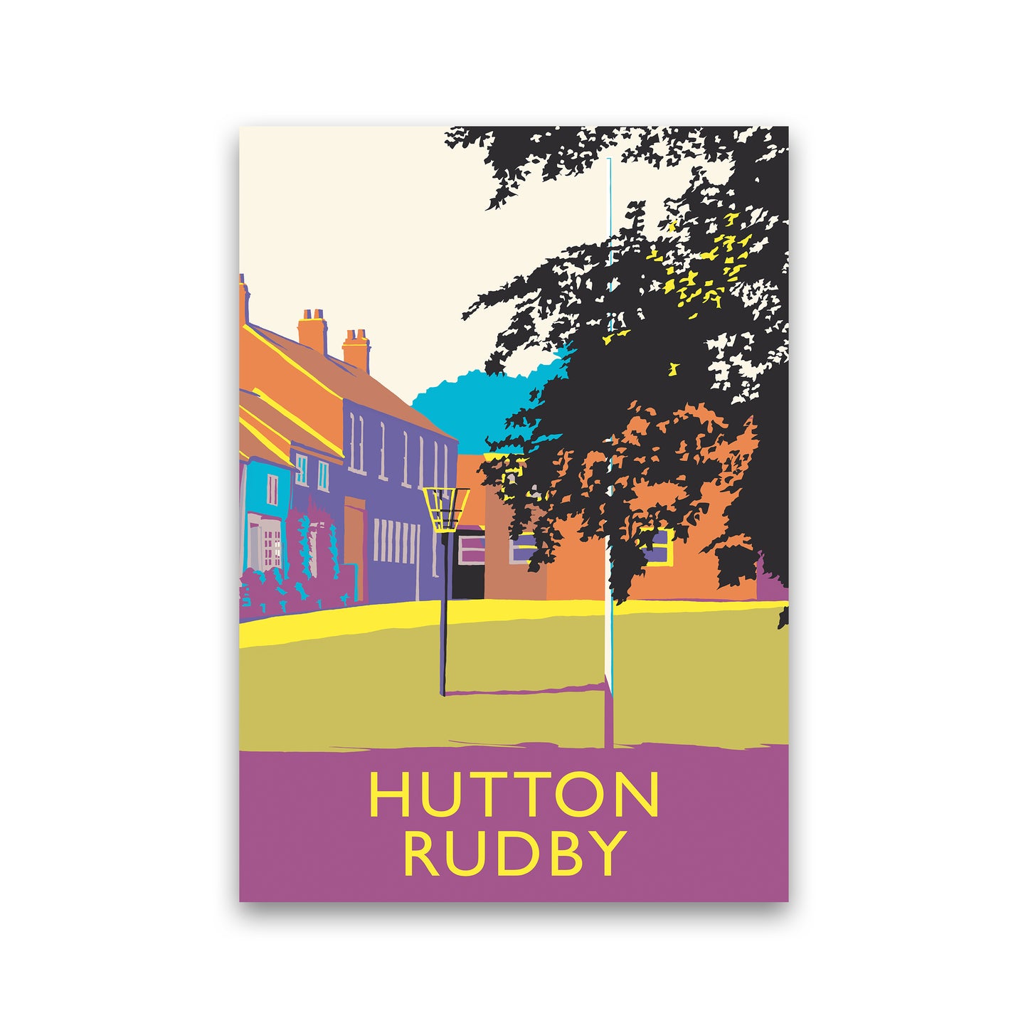 Hutton Rudby portrait Travel Art Print by Richard O'Neill