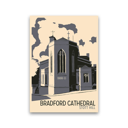 Bradford Cathedral, Stott Hill Travel Art Print by Richard O'Neill