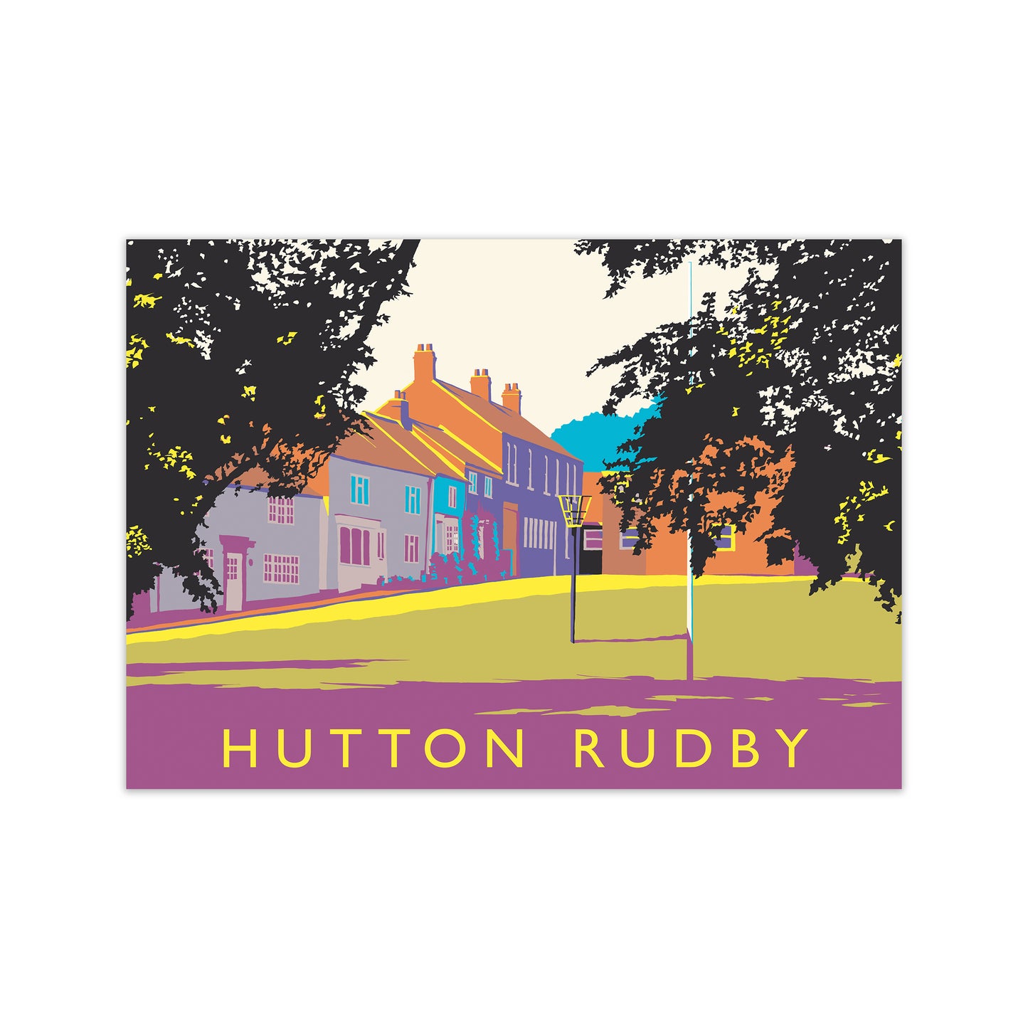 Hutton Rudby Travel Art Print by Richard O'Neill