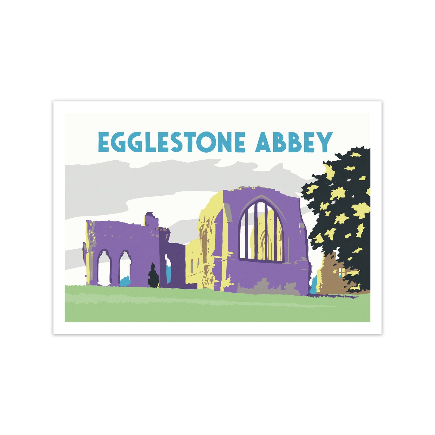 Egglestone Abbey Travel Art Print by Richard O'Neill