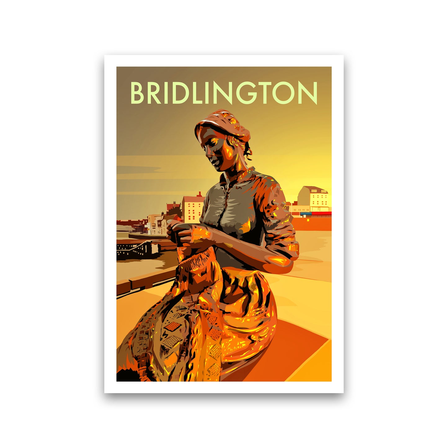 Bridlington 2 Travel Art Print by Richard O'Neill