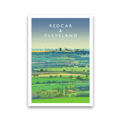 Redcar & Cleveland Travel Art Print by Richard O'Neill
