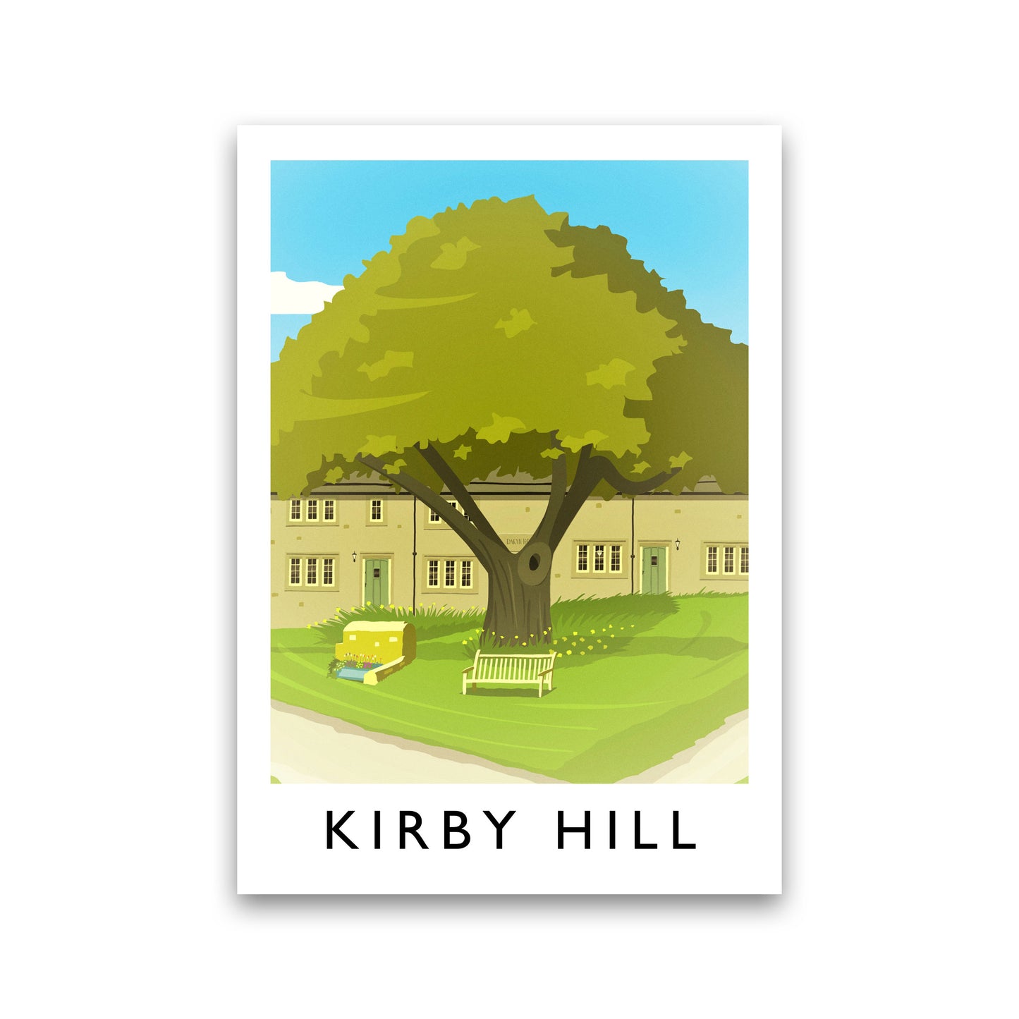 Kirby Hill portrait Travel Art Print by Richard O'Neill