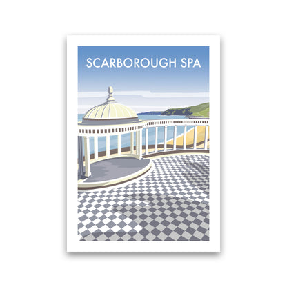Scarborough Spa portrait Travel Art Print by Richard O'Neill