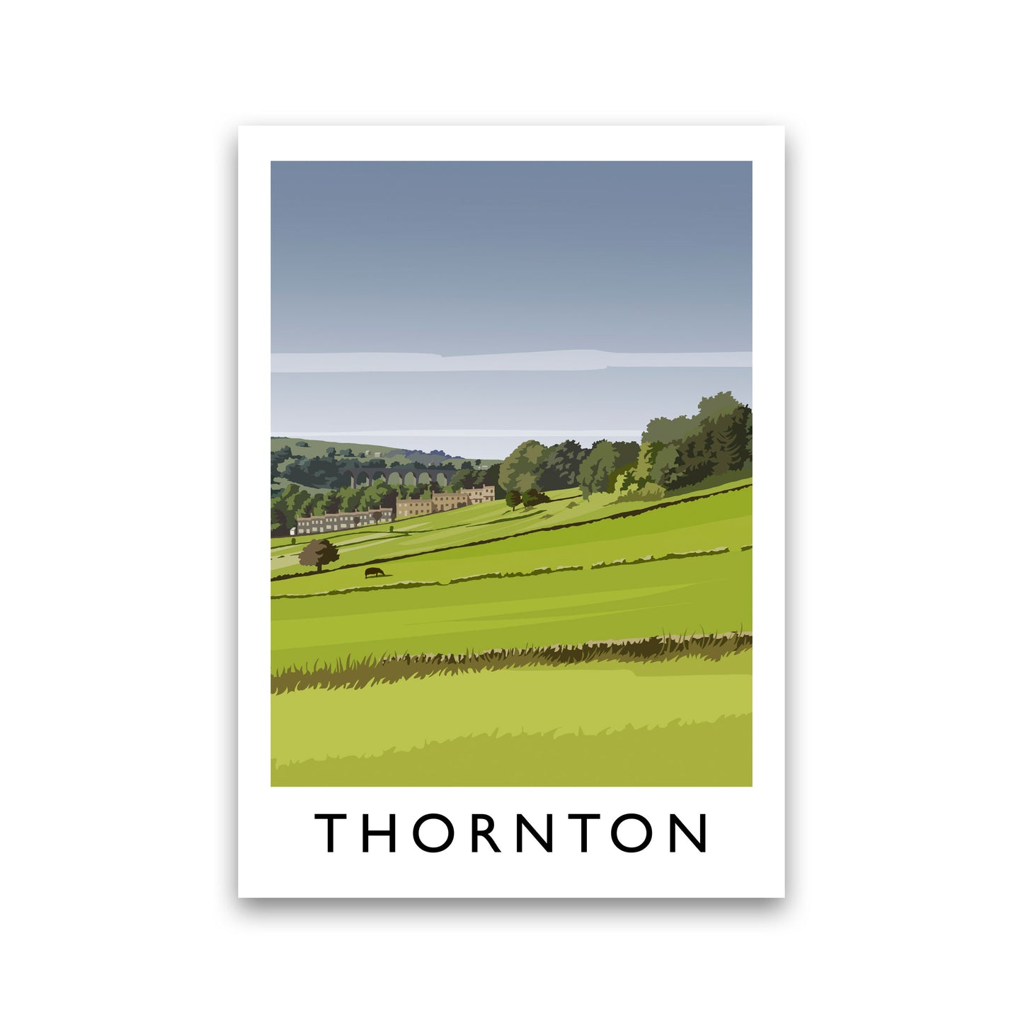 Thornton portrait Travel Art Print by Richard O'Neill