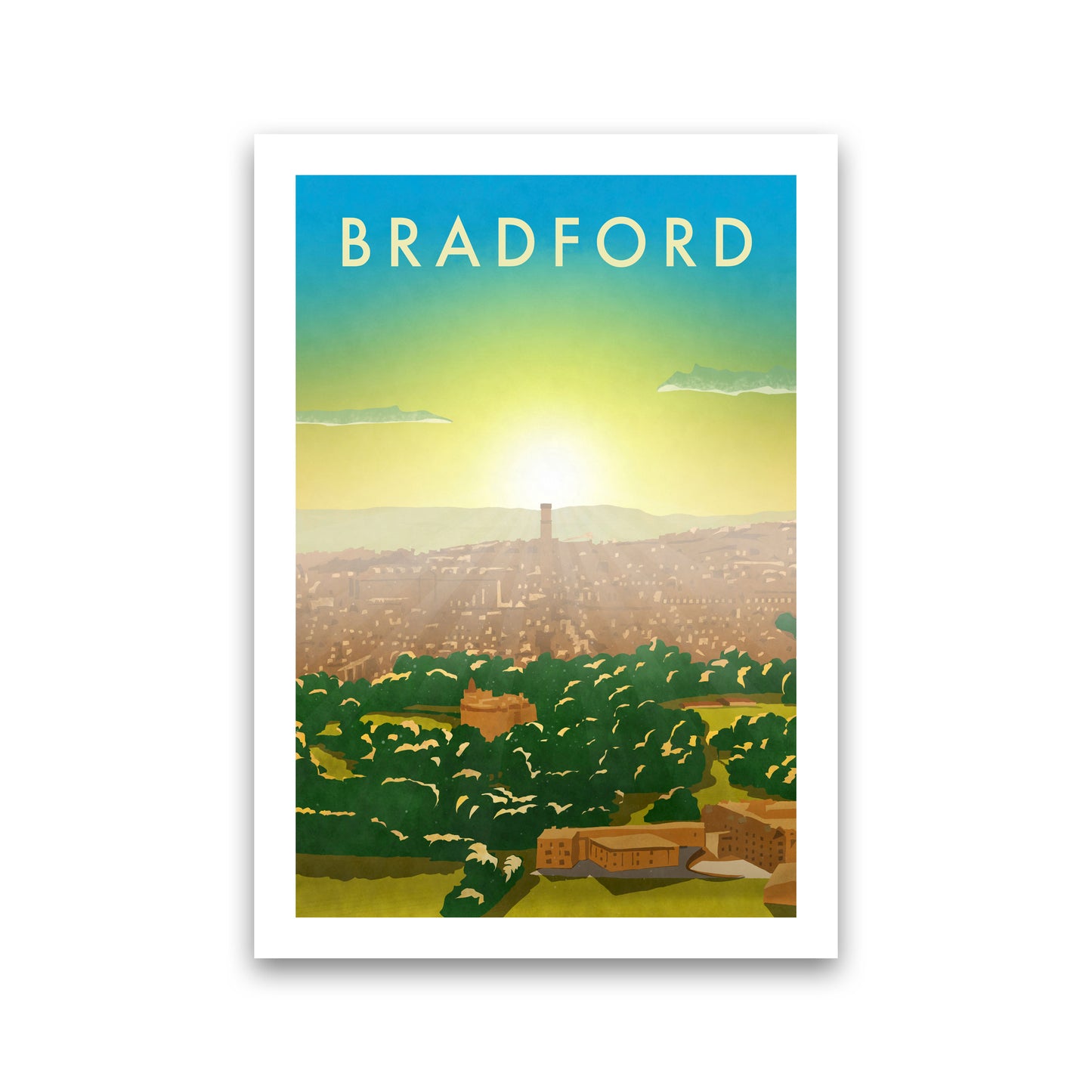 Bradford 2 portrait Travel Art Print by Richard O'Neill